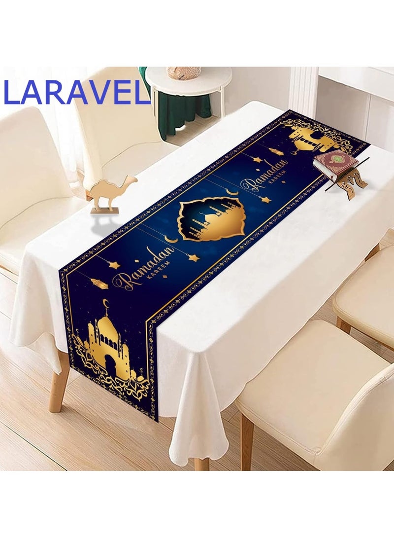 لارافيل مفرش طاولة رمضان زينة مفارش إسلامية حفلة مسجد عيد مبارك مستلزمات الزينة مفرش طاوله - Image 1